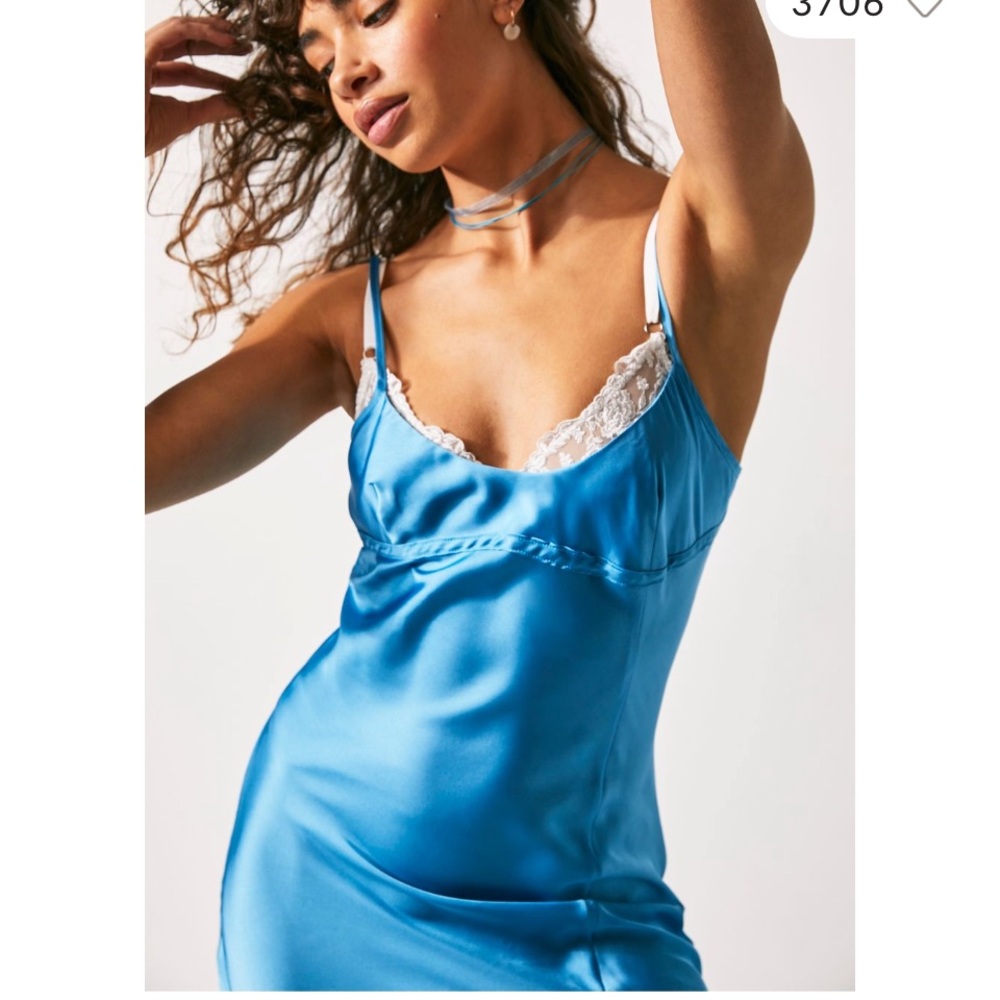BNWOT Free People Right This Way Bias Slip Dress